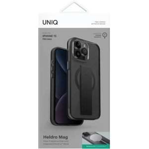 Hurtownia GSM - Case UNIQ Heldro Mag Apple iPhone 15 Pro Max Magclick Charging schwarz/vapour smoke - UNIQ1075 - {ean13} - Hurt