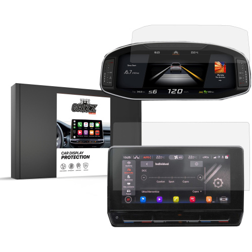GrizzGlass Distributor - 5904063590391 - GRZ7203 - Matte GrizzGlass CarDisplay Protection Cupra Leon 10" 2020 [2in1] - B2B homescreen