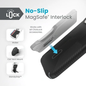 Hurtownia GSM - Etui Speck Presidio2 Grip ClickLock & MagSafe Apple iPhone 15 / 14 / 13 (Černá) - SPK582 - {ean13} - Hurt