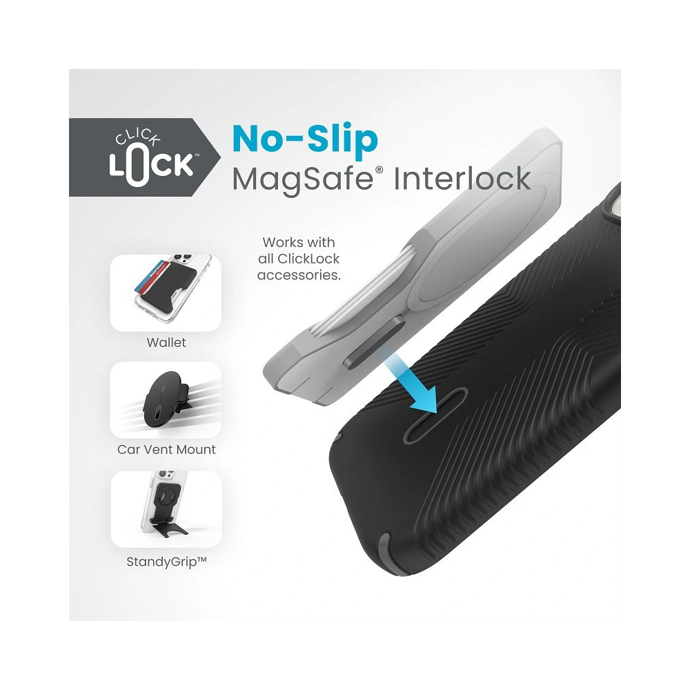 Hurtownia GSM - Case Speck Presidio2 Grip ClickLock & MagSafe Apple iPhone 15 / 14 / 13 (Schwarz) - SPK582 - {ean13} - Hurt