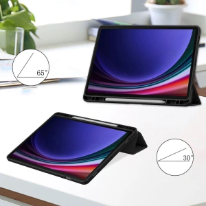 Hurtownia GSM - Etui Tech-Protect SmartCase Pen Hybrid Samsung Galaxy Tab S9 FE Negru - THP2432 - {ean13} - Hurt