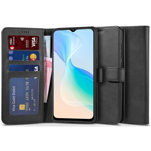 Etui Tech-Protect Wallet Vivo Y33S Black
