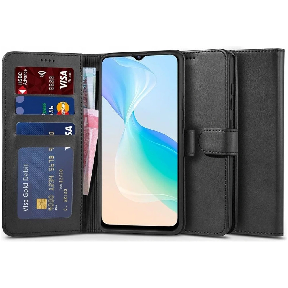 Hurtownia GSM - Case Tech-Protect Wallet Vivo Y33S Schwarz - THP2434 - {ean13} - Hurt