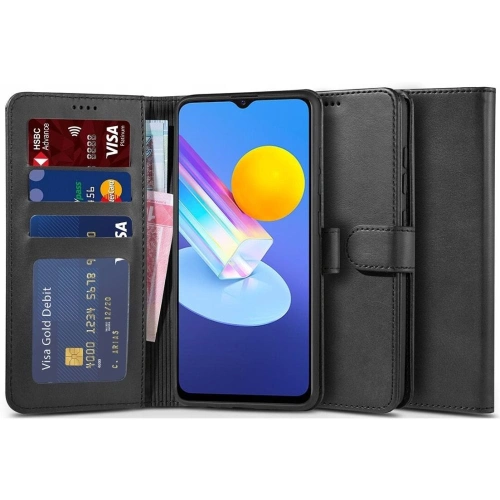 Etui Tech-Protect Wallet Vivo Y72 5G Black