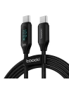 Kabel Toocki TXCTT1-XY01 USB-C / USB-C, 1m, 100W (černý)