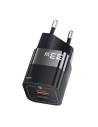 Hurtownia GSM - Nabíječka Toocki TCTAC-XFKB01 USB-A / USB-C, 33W (černá) - TCK88 - {ean13} - Hurt