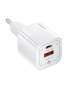 Töltő Toocki TCTAC-XFKB01 USB-A / USB-C, 33W (fehér)