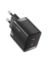 Nabíječka Toocki TCTCC-SCD02 2xUSB-C, GaN, 40W (černá)
