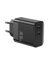 Toocki TCT2C-BEB01-L network charger 2xUSB-C, GaN, 45W (black)