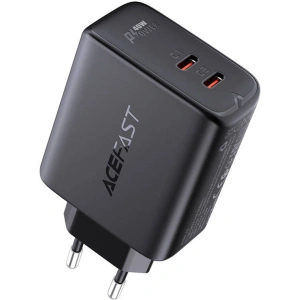 Wholesale Acefast A9 network charger 2xUSB-C, PD, 40W (black) - ACE1 - {ean13} - Hurt