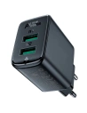 Síťová nabíječka Acefast A33 2xUSB-A, QC3.0, 18W (černá)