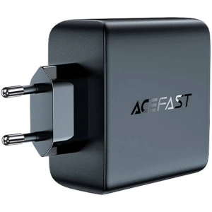 Wholesale Acefast A37 network charger USB-A, 3xUSB-C, PD, GaN, 100W (black) + angle cable USB-C / USB-C 2m - ACE6 - {ean13} - Hurt