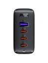 Wholesale Acefast A37 network charger USB-A, 3xUSB-C, PD, GaN, 100W (black) + angle cable USB-C / USB-C 2m - ACE6 - {ean13} - Hurt