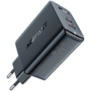 Wholesale Acefast A29 network charger 2xUSB-C PD, GaN, 50W (black) - ACE7 - {ean13} - Hurt
