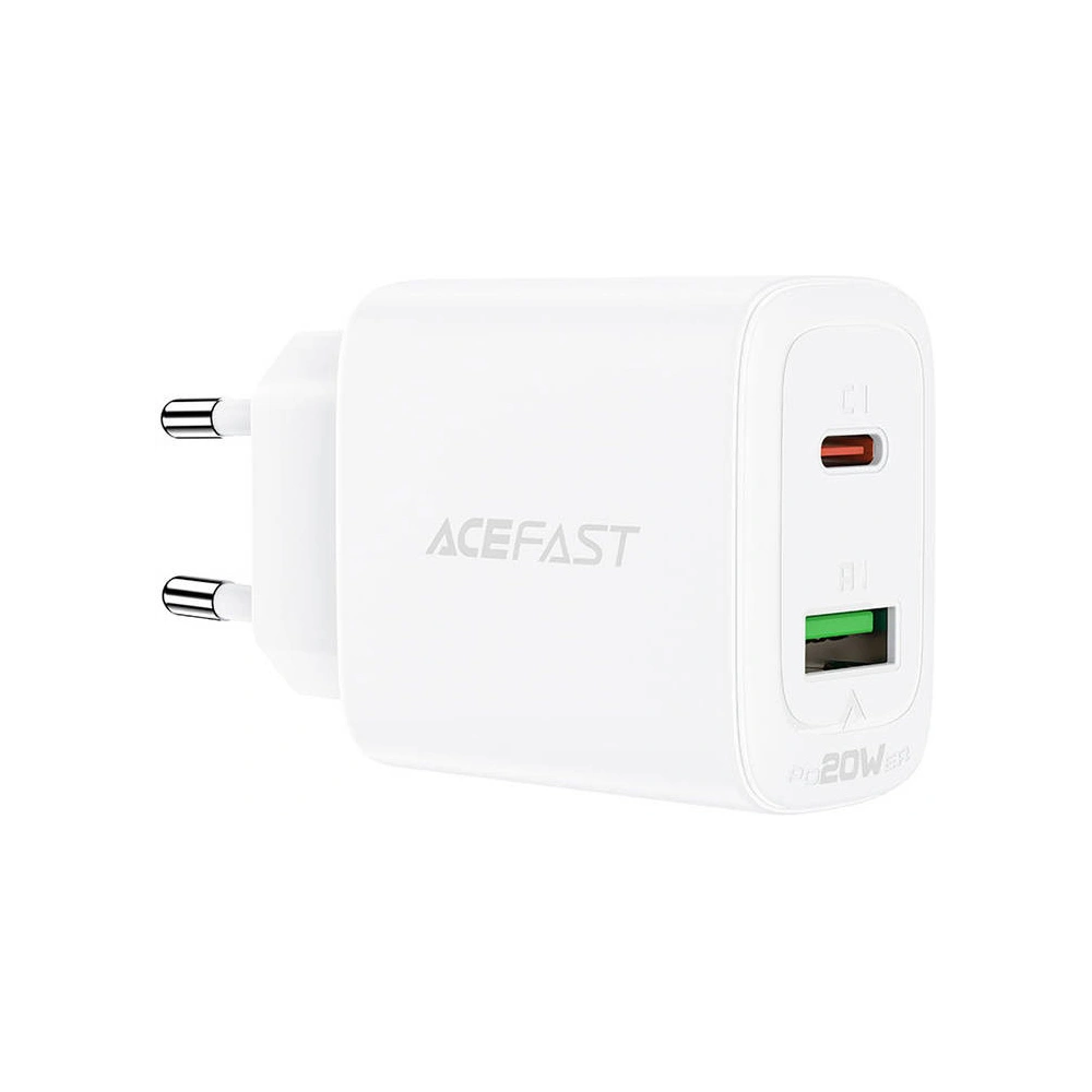 Hurtownia GSM - Síťová nabíječka Acefast A25 USB-A, USB-C, PD 20W (bílá) - ACE9 - {ean13} - Hurt