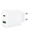 Wholesale Acefast A25 network charger USB-A, USB-C, PD 20W (white) - ACE9 - {ean13} - Hurt