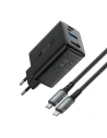 Wholesale Acefast A17 network charger USB-A, USB-C, HDMI, GaN 65W + cable USB-C / USB-C 1.8m (black) - ACE10 - {ean13} - Hurt