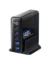 Toocki TCTZ M-YLC01 network charger 3xUSB-C / 2xUSB-A, GaN, 140W (black)