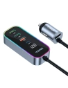 Hurtownia GSM - Autós töltő Toocki TCC4A 1C-XC0G 4xUSB-A / USB-C, 105W (szürke) - TCK96 - {ean13} - Hurt