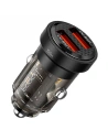Toocki TCCAA-WR01 car charger 2xUSB-A, 15W (black)