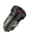 Wholesale Toocki TCCAA Q-WR01 car charger USB-A / USB-C, 30W (black) - TCK99 - {ean13} - Hurt