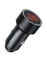 Autós töltő Toocki TCCAA Q-WR01 USB-A / USB-C, 75W (fekete)