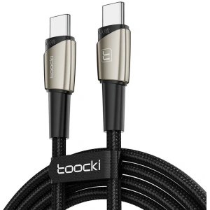 Wholesale Toocki TXCTT14-LG01 cable USB-C / USB-C, 1m, 140W (pearl nickel) - TCK101 - {ean13} - Hurt