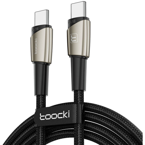 Toocki Distributor - 6975600782325 - TCK101 - Toocki TXCTT14-LG01 cable USB-C / USB-C, 1m, 140W (pearl nickel) - B2B homescreen
