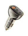 Autós töltő Toocki TCC2C 1A-XF01 2xUSB-C / USB-A, 80W (fekete)