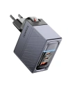 Ładowarka sieciowa Toocki TCT100ASCB0G 2xUSB-C / USB-A, GaN, 100W (szara)