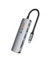 Dokkoló állomás Toocki THB7-JSB03 6 az 1-ben USB-C / 2xUSB-A 3.0, USB-C PD 100W, HDMI 4K 30HZ, SD/TF (szürke)