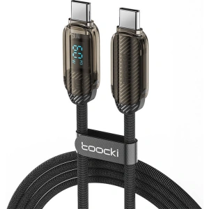 Hurtownia GSM - Kabel Toocki TXCTT2-YX2A03 USB-C / USB-C, 1m, PD, 60W (grau) - TCK120 - {ean13} - Hurt