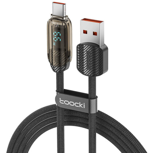 Toocki Distributor - 6976018372771 - TCK122 - Toocki TXCTYX05 cable USB-A / USB-C, 1m, 66W (black) - B2B homescreen