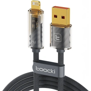 Hurtownia GSM - Kabel Toocki TXCLJDA03 USB-A / Lightning, 1m, 12W (grau) - TCK124 - {ean13} - Hurt