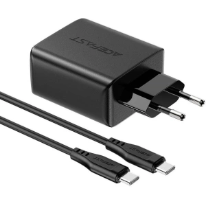 Hurtownia GSM - Acefast A13 hálózati töltő USB-A, 2xUSB-C, PD 65W + USB-C / USB-C kábel (fekete) - ACE11 - {ean13} - Hurt