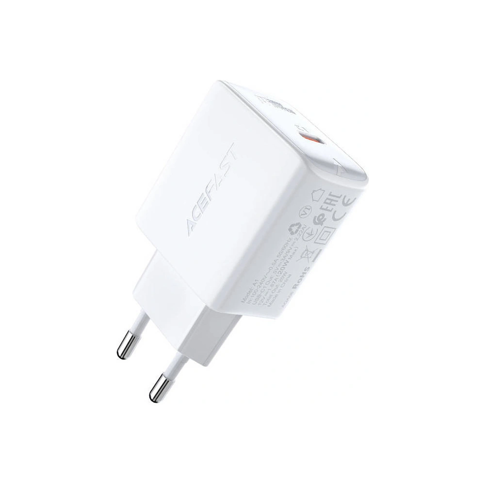 Hurtownia GSM - Acefast A1 USB-C, PD, 20W hálózati töltő (fehér) - ACE13 - {ean13} - Hurt