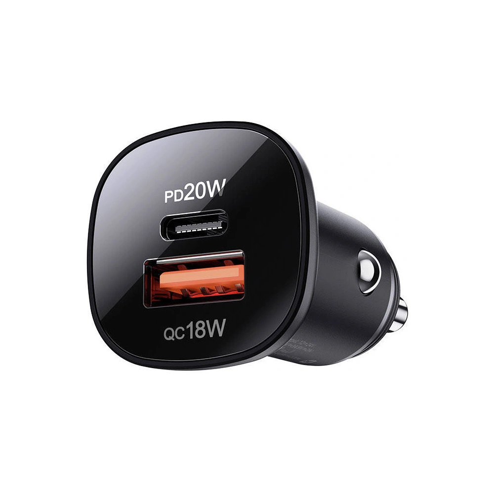 Hurtownia GSM - Auto nabíječka Acefast B1 USB-A, USB-C, 38W (černá) - ACE14 - {ean13} - Hurt