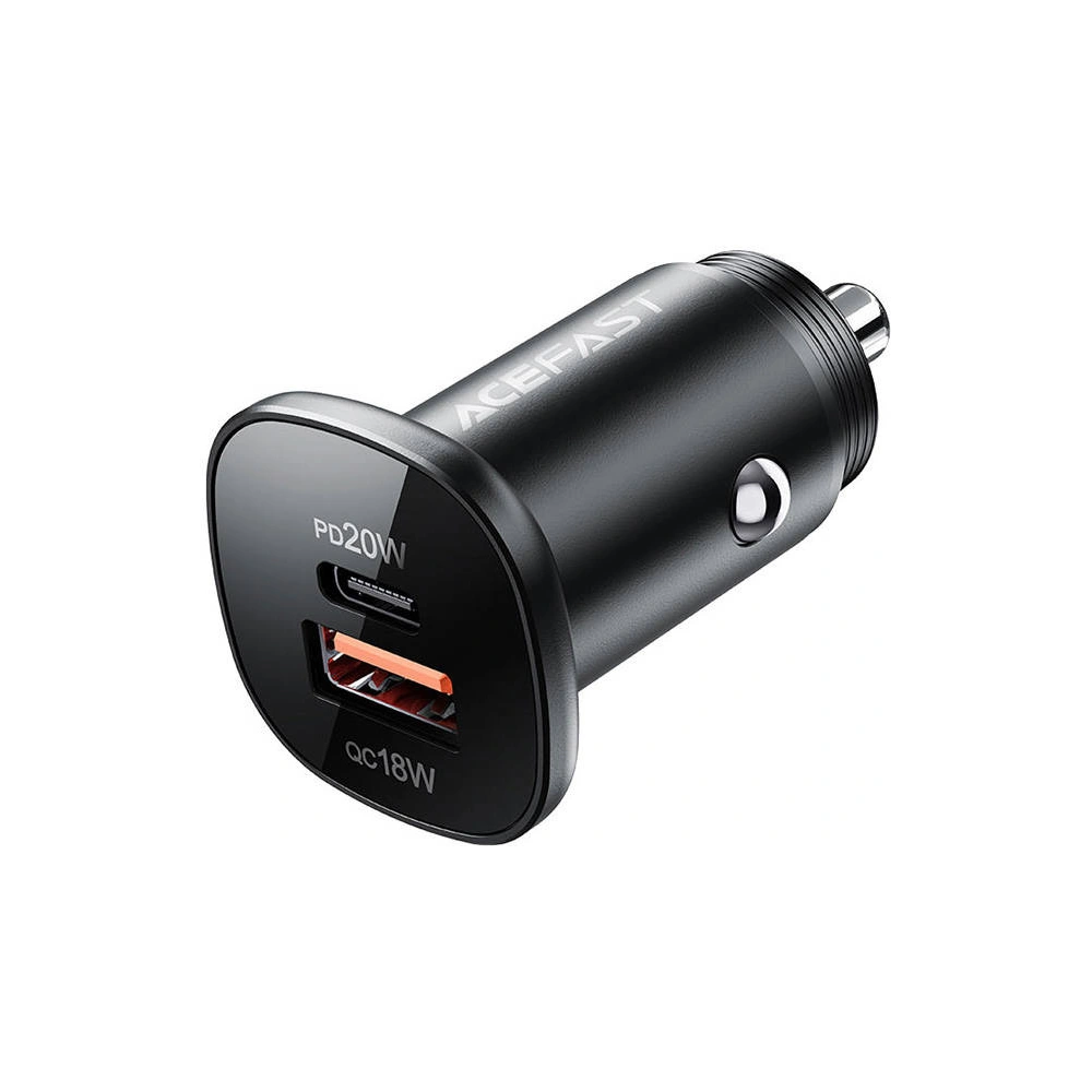Hurtownia GSM - Acefast B1 autós töltő USB-A, USB-C, 38W (fekete) - ACE14 - {ean13} - Hurt