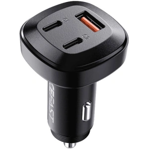 Wholesale Acefast B3 car charger USB-A, 2xUSB-C, 66W (black) - ACE16 - {ean13} - Hurt