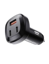 Wholesale Acefast B3 car charger USB-A, 2xUSB-C, 66W (black) - ACE16 - {ean13} - Hurt