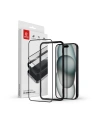 Tvrzené sklo Crong Anti-Bacterial 3D Armour Glass Apple iPhone 15 + instalační rámček