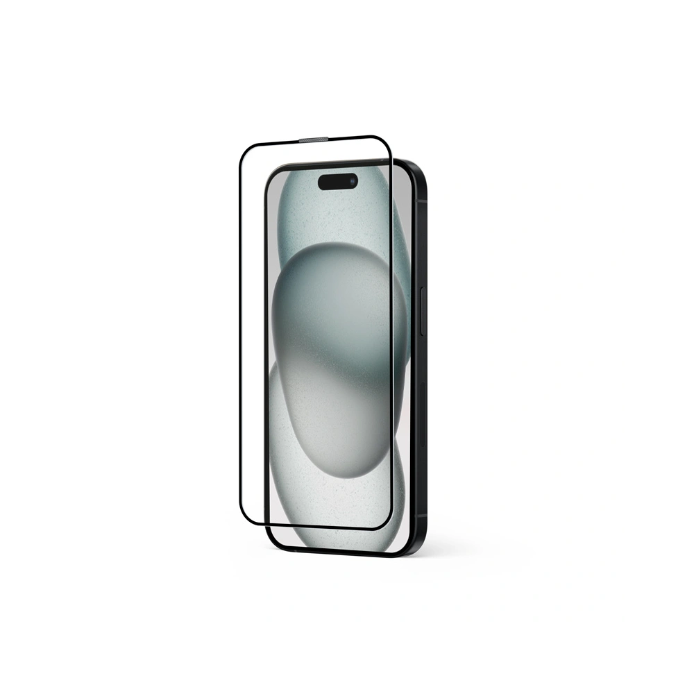 Hurtownia GSM - Szkło hartowane Crong Anti-Bacterial 3D Armour Glass Apple iPhone 15 + ramka instalacyjna - CRG664 - {ean13} - Hurt