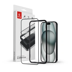 Hurtownia GSM - Sticlă securizată Crong Anti-Bacterial 3D Armour Glass Apple iPhone 15 Plus / 14 Plus + ramă de instalare - CRG665 - {ean13} - Hurt