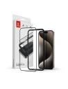 Tvrzené sklo Crong Anti-Bacterial 3D Armour Glass Apple iPhone 15 Pro + instalační rámeček
