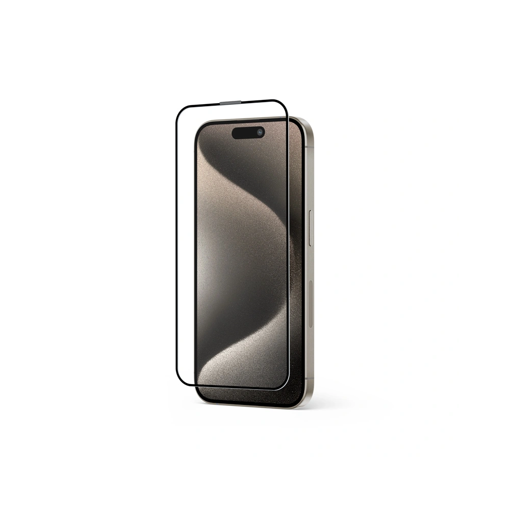 Hurtownia GSM - Tvrzené sklo Crong Anti-Bacterial 3D Armour Glass Apple iPhone 15 Pro + instalační rámeček - CRG666 - {ean13} - Hurt