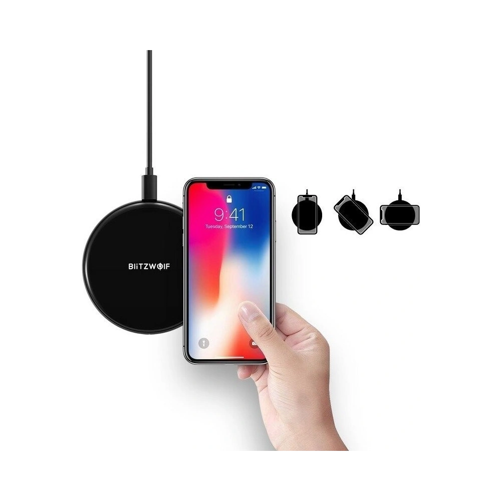 Hurtownia GSM - Încărcător wireless BlitzWolf BW-FWC3 - BLZ019 - {ean13} - Hurt