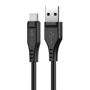 Wholesale Acefast C3-04 cable USB-A / USB-C, 60W, 1.2m (black) - ACE25 - {ean13} - Hurt