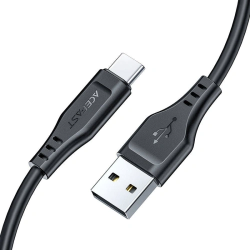 Kabel Acefast C3-04 USB-A / USB-C, 60W, 1.2m (czarny)