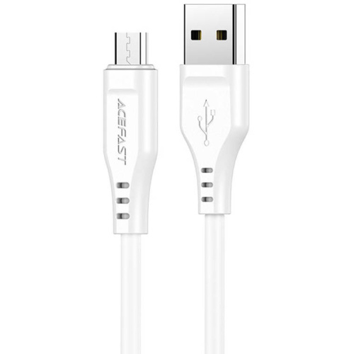 AceFast Distributor - 6974316280897 - ACE27 - Acefast C3-09 cable USB-A / micro USB, 60W, 1.2m (white) - B2B homescreen