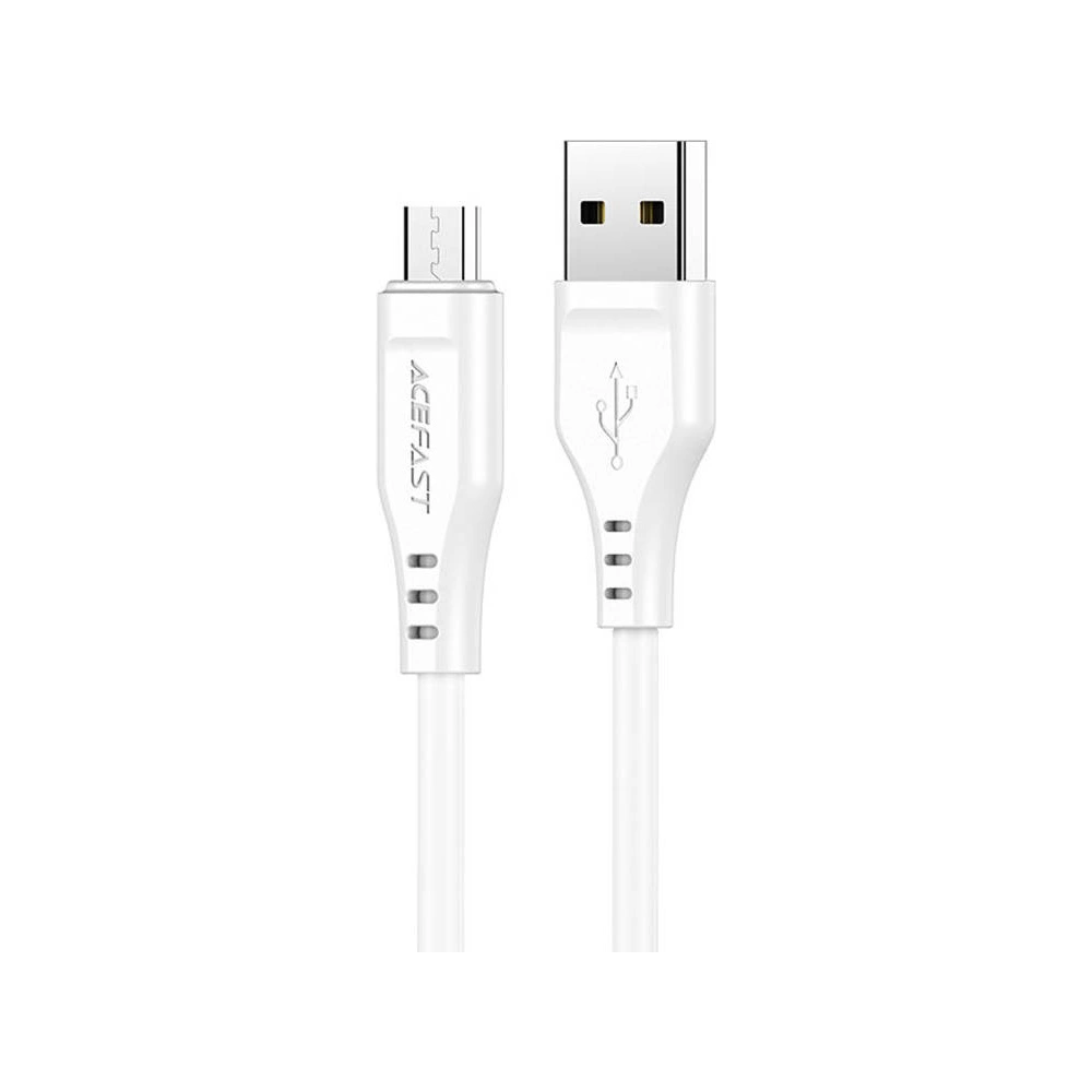 Wholesale Acefast C3-09 cable USB-A / micro USB, 60W, 1.2m (white) - ACE27 - {ean13} - Hurt